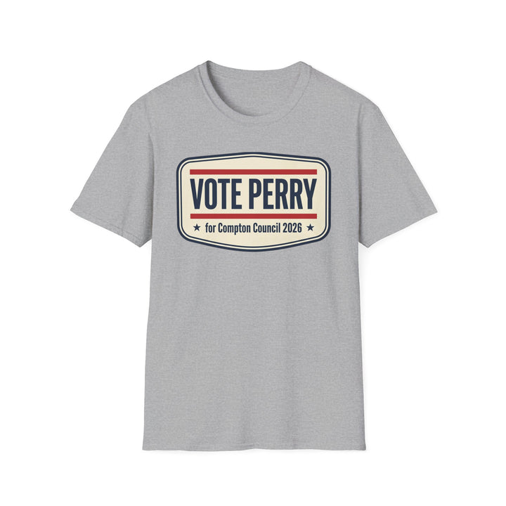 Vote Perry Campaign T-Shirt — "Vote Perry for Compton Council 2026"