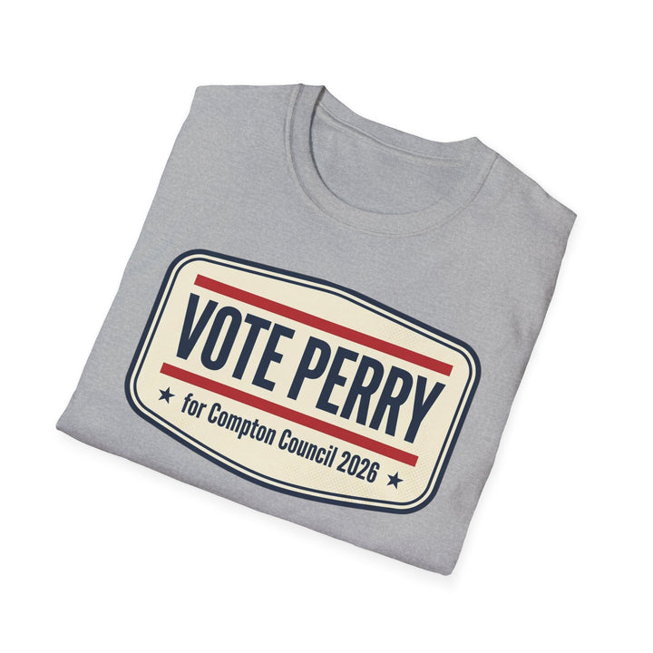 Vote Perry Campaign T-Shirt — "Vote Perry for Compton Council 2026"