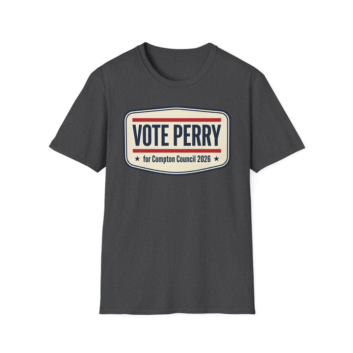 Vote Perry Campaign T-Shirt — "Vote Perry for Compton Council 2026"